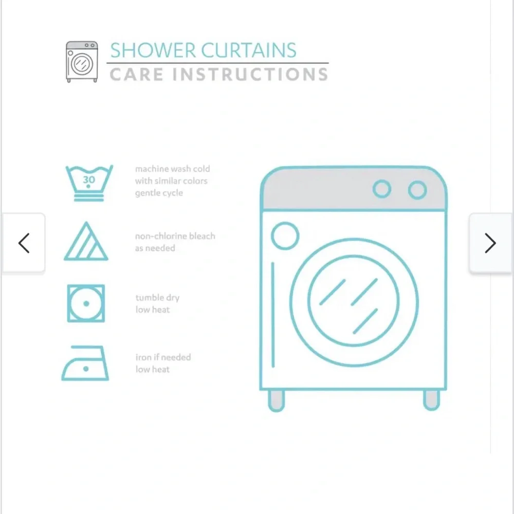 LUSH DECOR SHOWER CURTAIN 72” X 72”